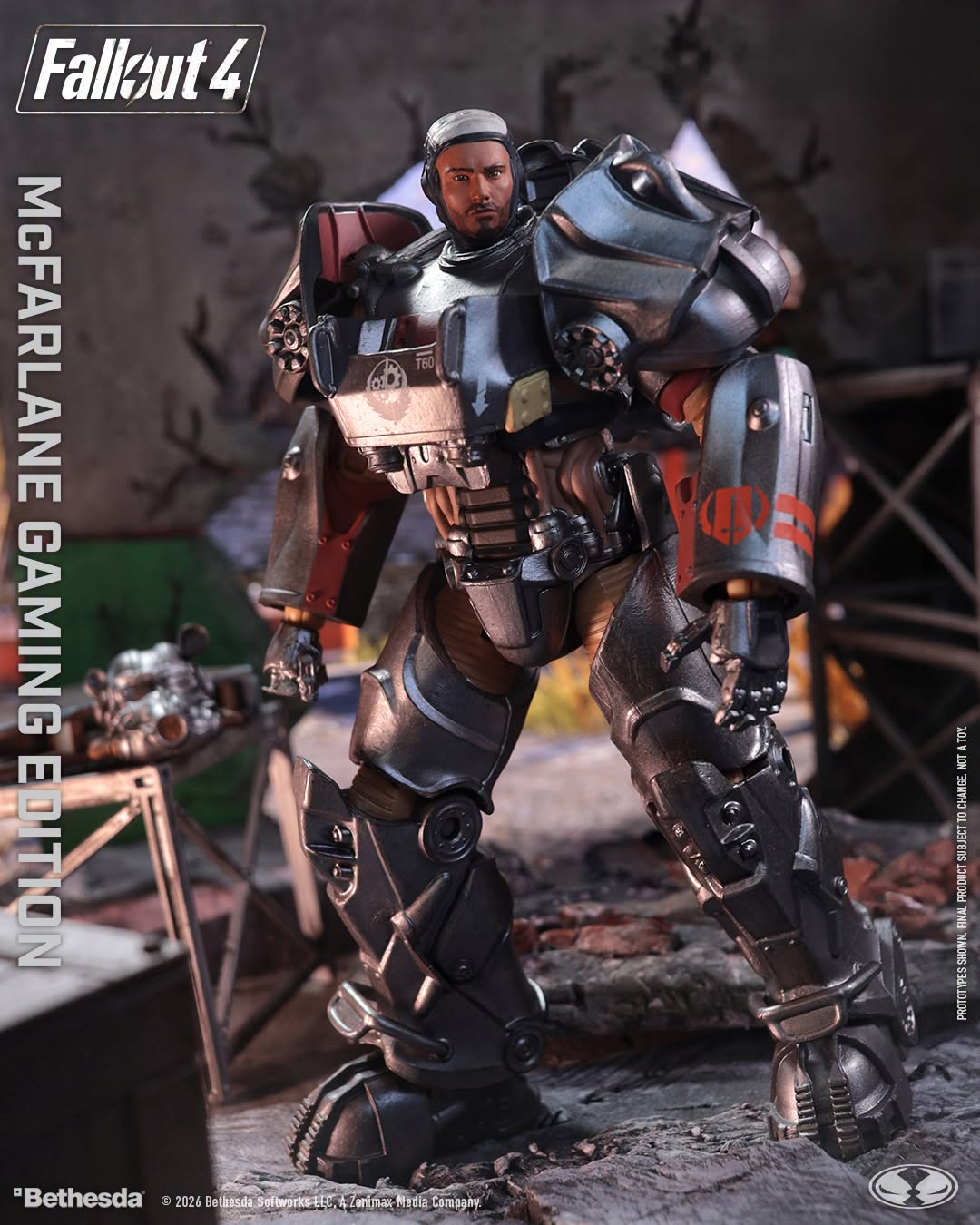 McFarlane Gaming Edition - Fallout 4 T-60 Paladin Danse - 7-Inch Scale Action Figure (PRE-ORDER AUGUST 2026)
