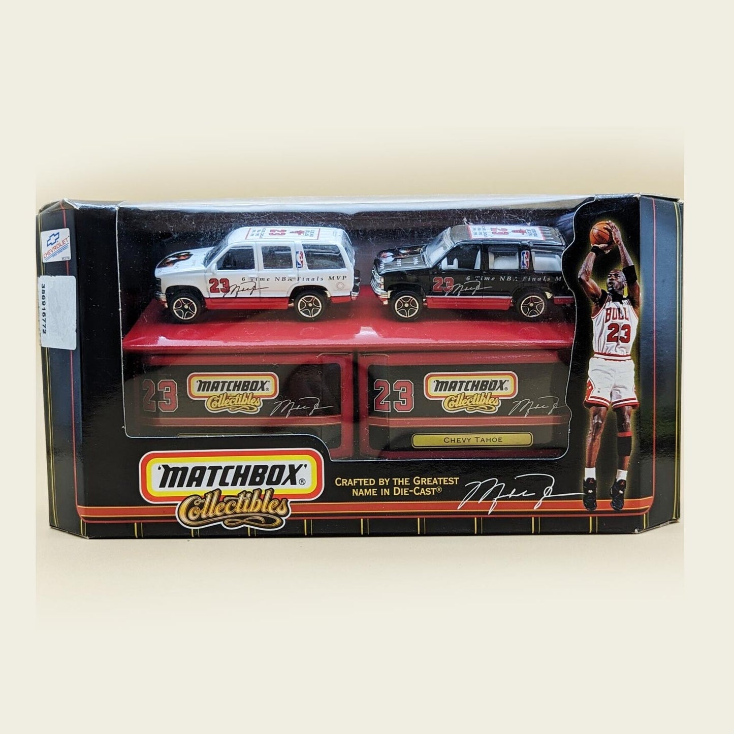 1999 Matchbox MICHAEL JORDAN Chicago Bulls Chevy Tahoe Upper Deck