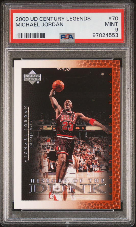 2000 Upper Deck Century Legends - Michael Jordan - #70 - PSA Graded Card