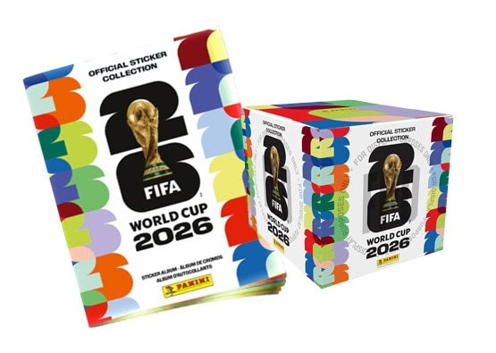 2026 Panini FIFA World Cup Soccer - Sticker Sealed Box (350 Stickers) and Album Combo (PRE-ORDER MAY 2026)