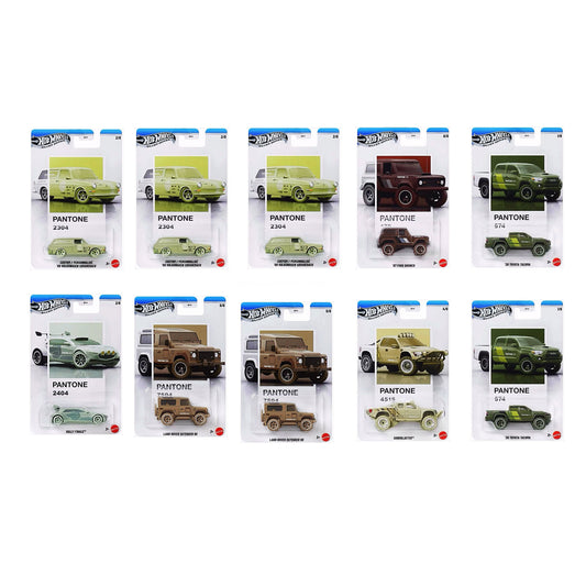 Hot Wheels Silver Series - Pantone Mix 2 - Case of 10 Cars with Chase (PRE-ORDER JULY 2026)