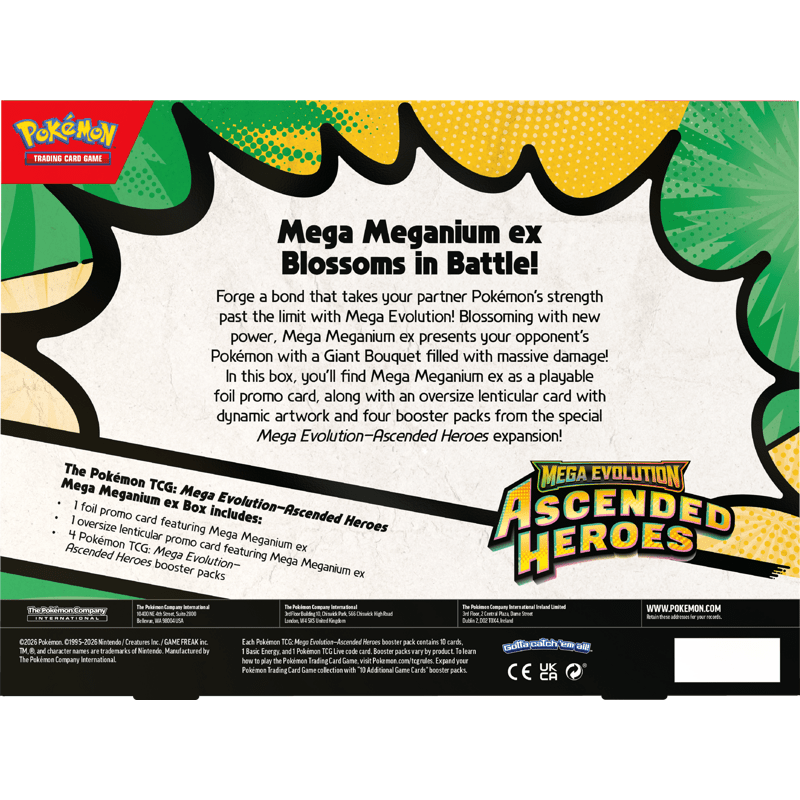 Pokemon Ascended Heroes ex Box (Mega Meganium) - MAX 2