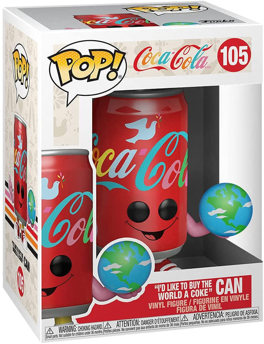 Funko - Coca-Cola - Coca-Cola Can -"I'd Like to Buy the World a Coke"  #105
