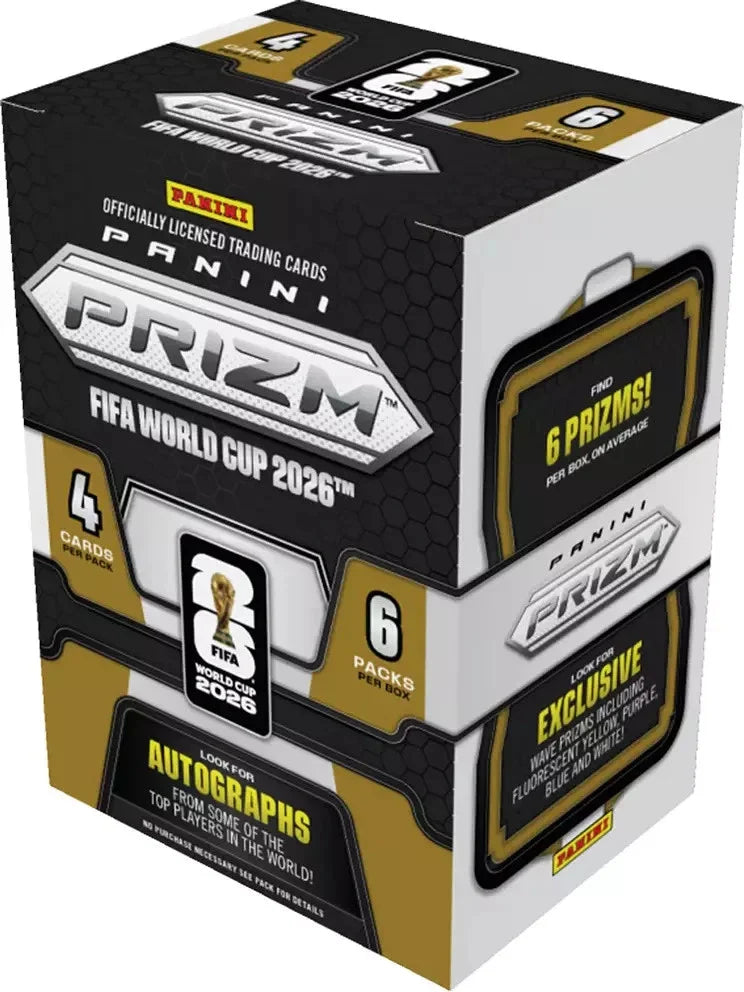2026 Panini PRIZM FIFA World Cup Hobby Blaster Box (PRE-ORDER JULY 13)