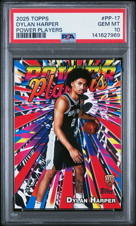 2025 Topps Power Players - #PP-17 Dylan Harper - PSA Graded Card