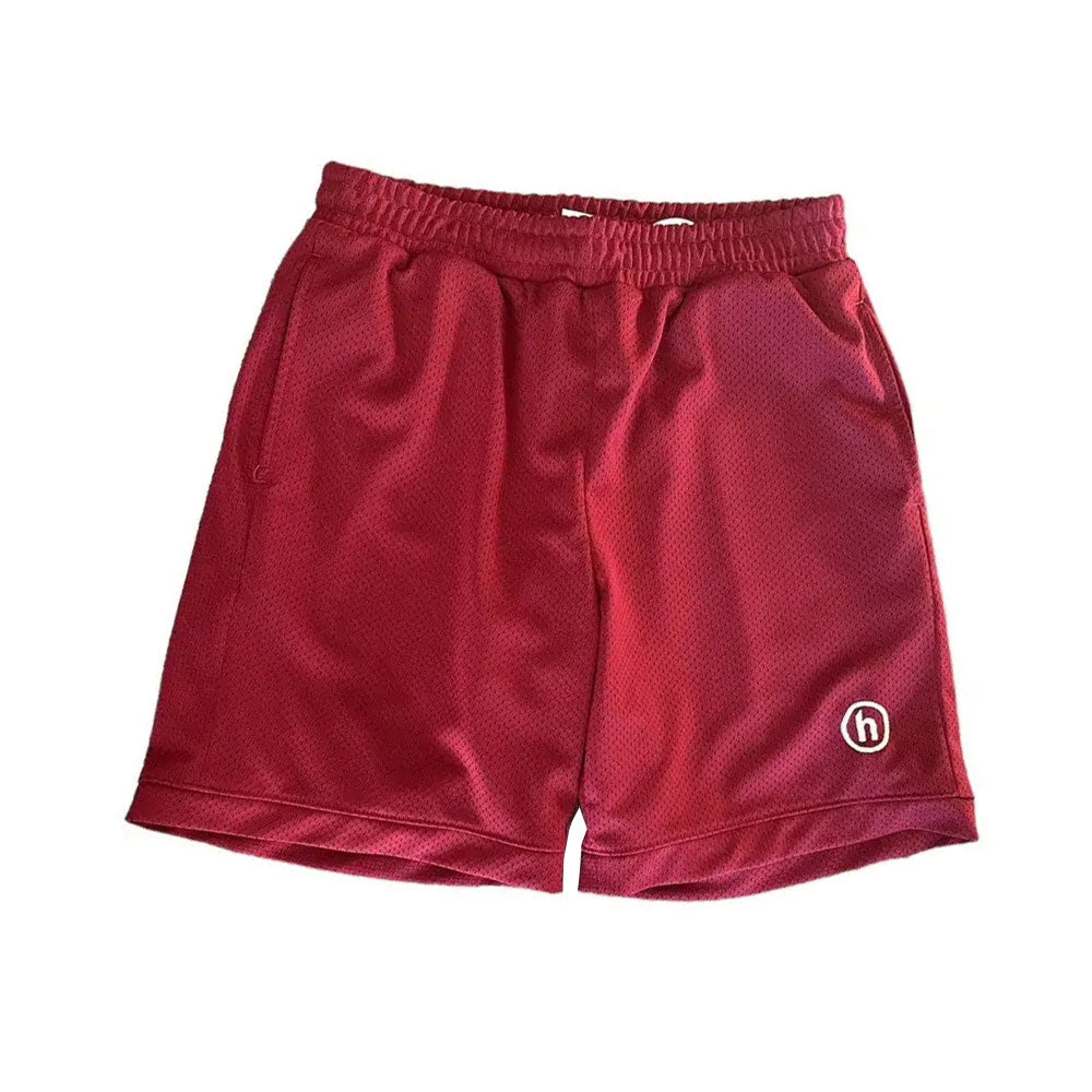 Hidden NY Logo Mesh Shorts Red