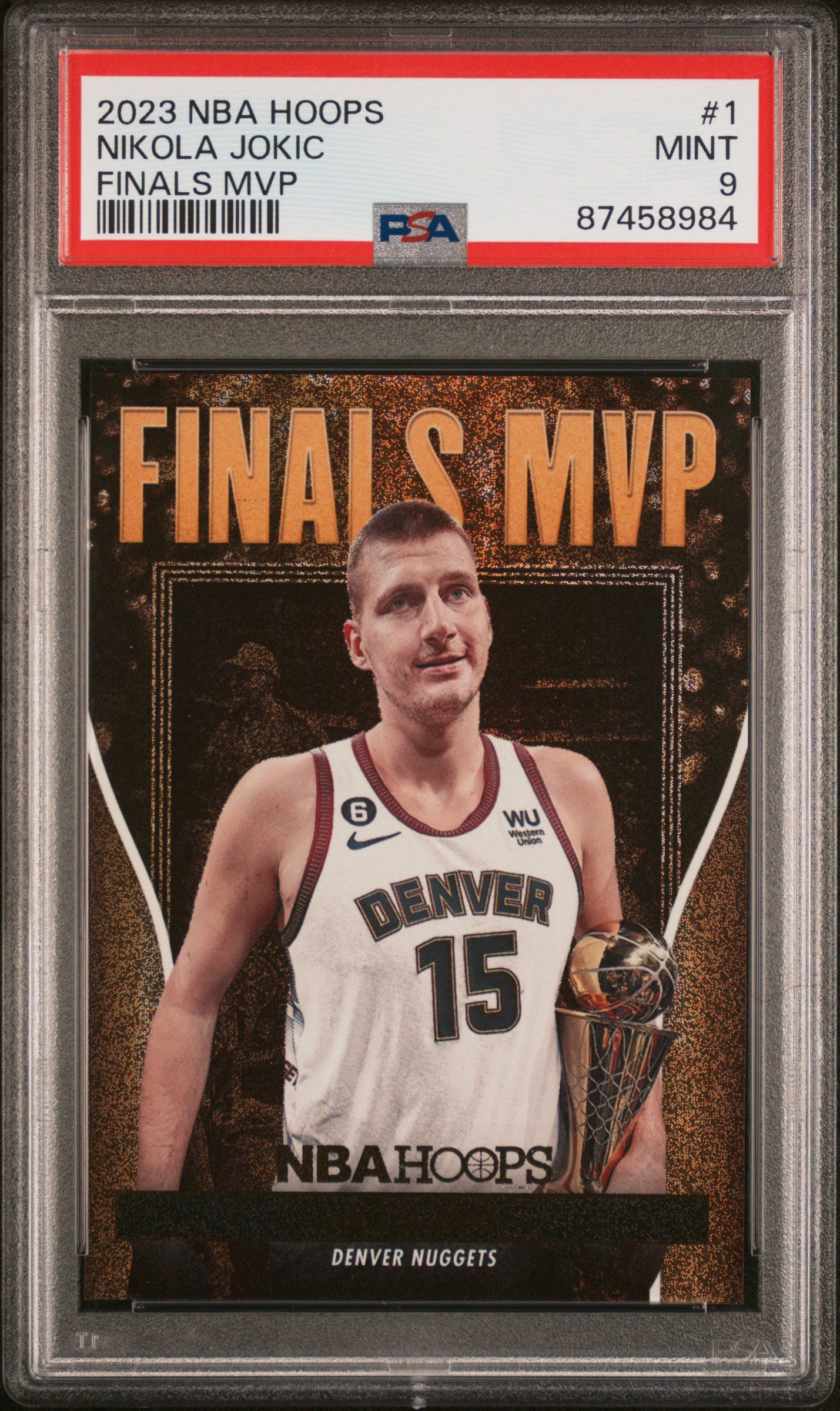 nba graded cards 2023 Hoops - Nikola Jokic - Finals MVP - #1 HOFers and other great Box:Zorua & Zoroark ex YuGiOh Banisher of the Release Date: 05/24/2024