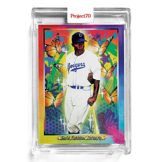 2021 Topps Project 70	- RISK - 1970 Topps Baseball - Jackie Robinson #124 - Limited to /3726