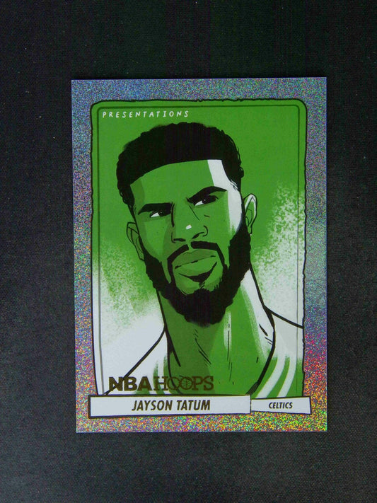 2023-24 Panini NBA Hoops - Presentations - Jayson Tatum - #4 SSP - Ungraded Raw Card