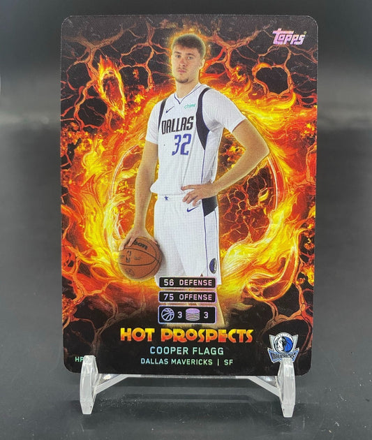 2025 Topps Match Attax - Cooper Flagg - Hot Prospects #HP-CF - Textured Card - Raw Ungraded Card
