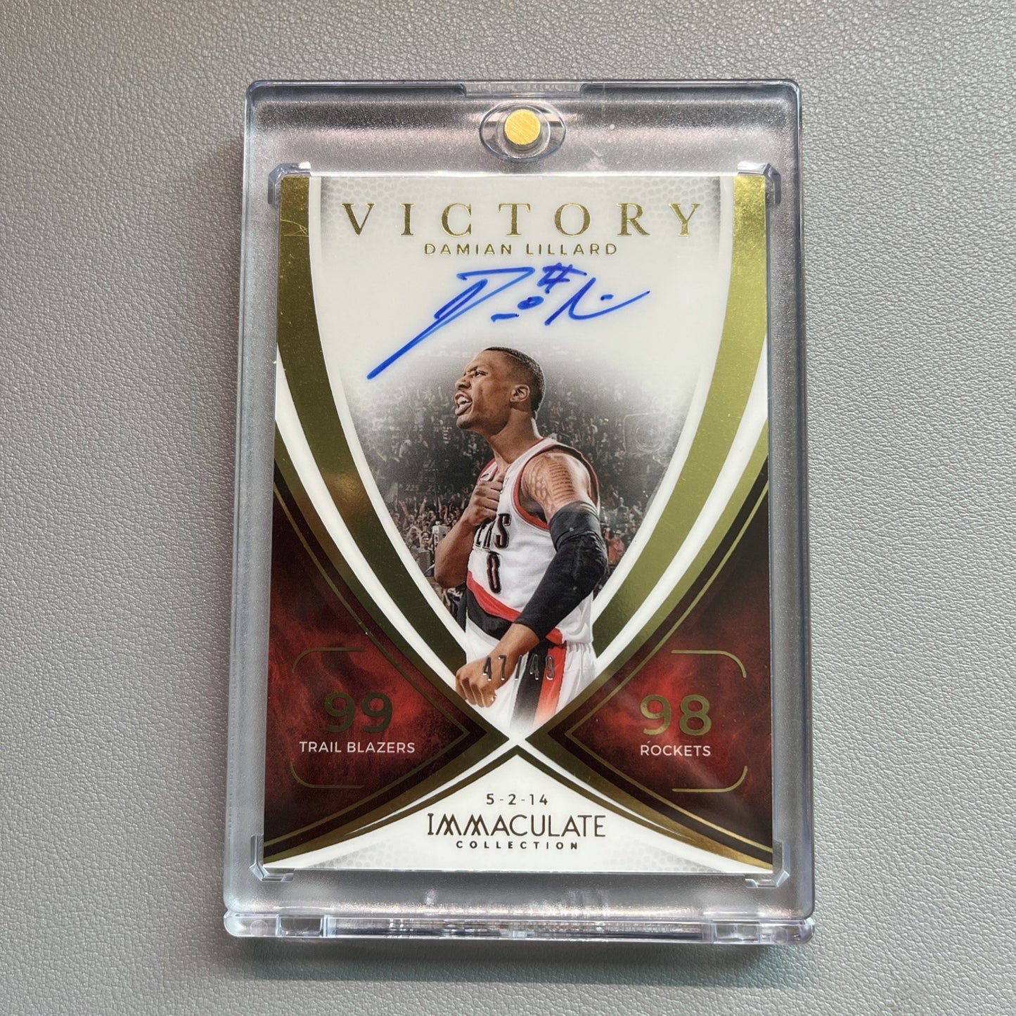2024-25 Panini Immaculate - Damian Lillard - Victory Signature - Limited to /49