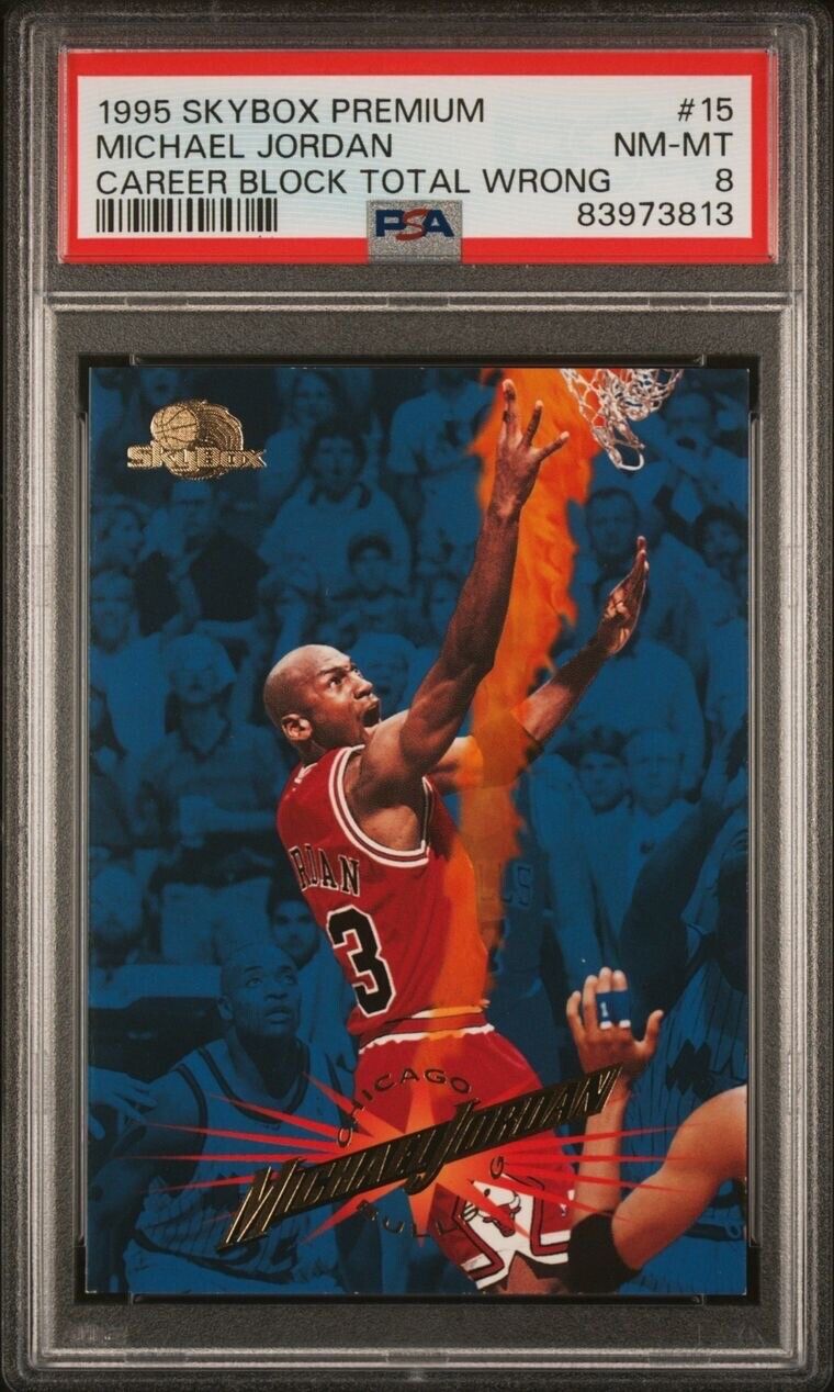 1995 Skybox Premium - Michael Jordan - #15 - PSA Graded Card