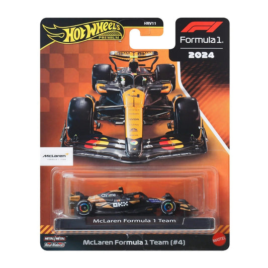 Hot Wheels Premium - 2024 McLaren Formula 1 Team #4 - F1