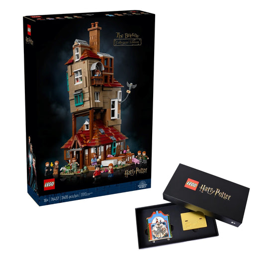 LEGO Harry Potter – LEGO The Burrow – Collectors' Edition #76437 + Bonus Weasley Clock GWP #5009008 (RETIRED)