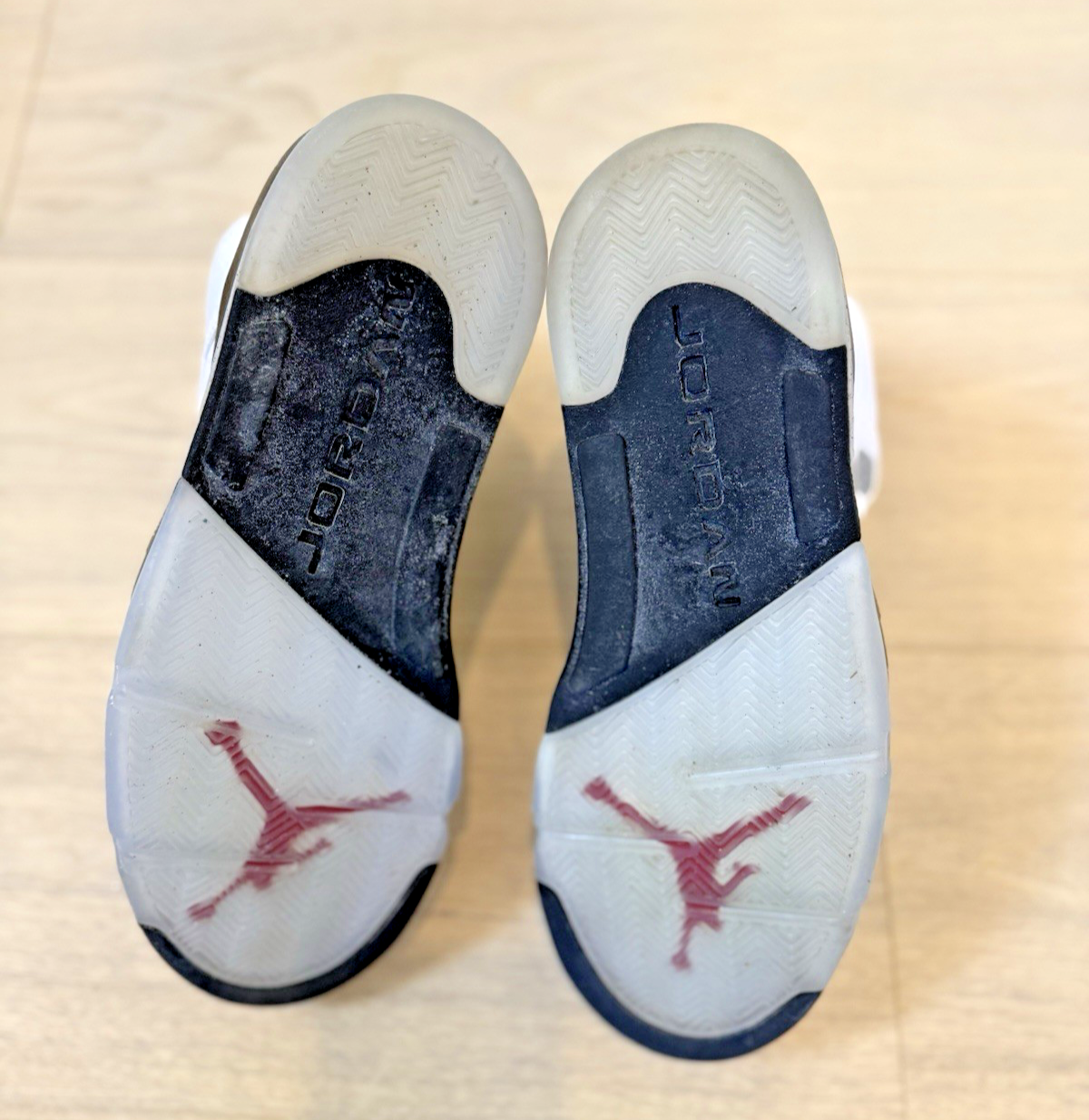 Air Jordan 5 Retro White Cement - 136027-104 - Gently Worn - No Box