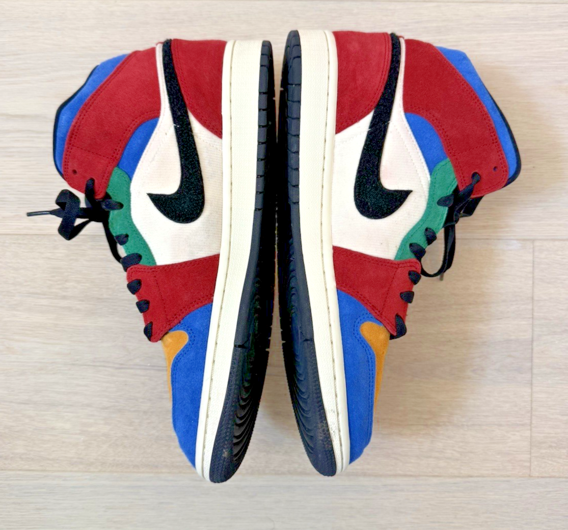 Jordan 1 Mid SE Fearless Blue the Great - CU2805-100 - Gently Worn - No Box