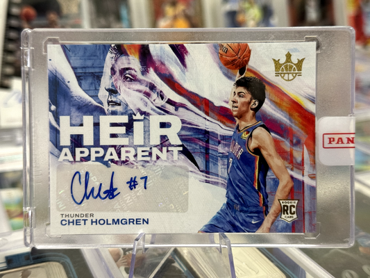 2022 Panini Court Kings Chet Holmgren Heir Apparent Rookie Autograph /199