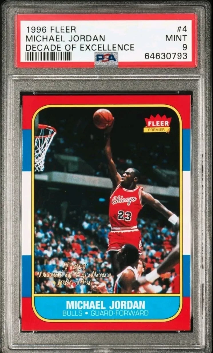 1996 Ultra Decade of Excellence - Michael Jordan - PSA Graded Card