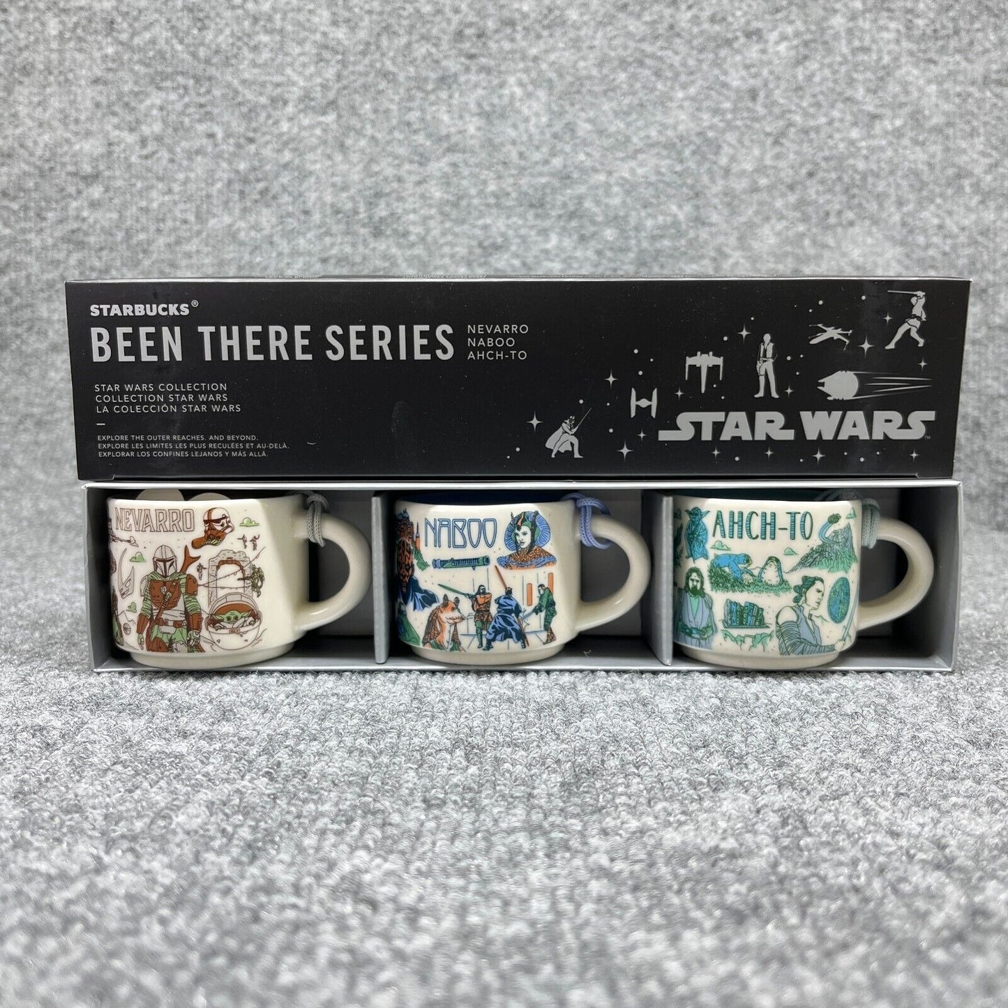 Disney x Starbucks - Star Wars "Been There' Series 3x Espresso Mugs