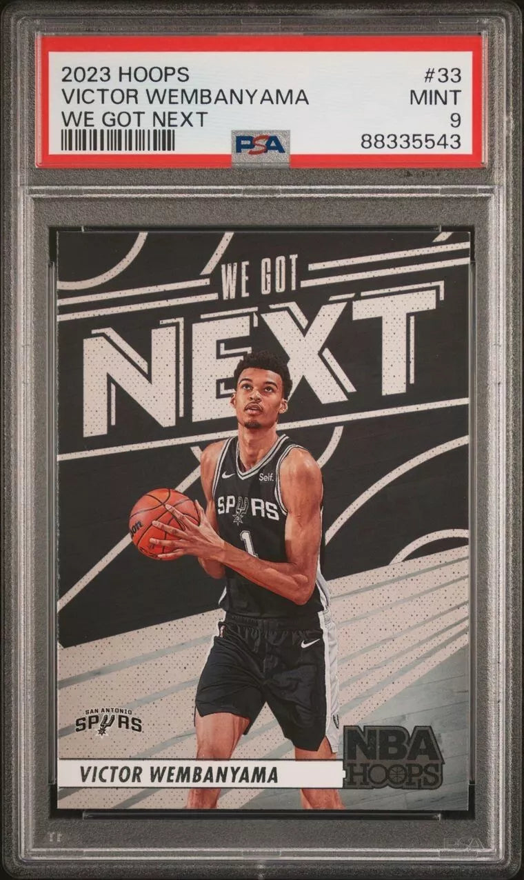 2023 NBA Hoops - Victor Wembanyama - We Got Next - #33 - PSA Graded Card