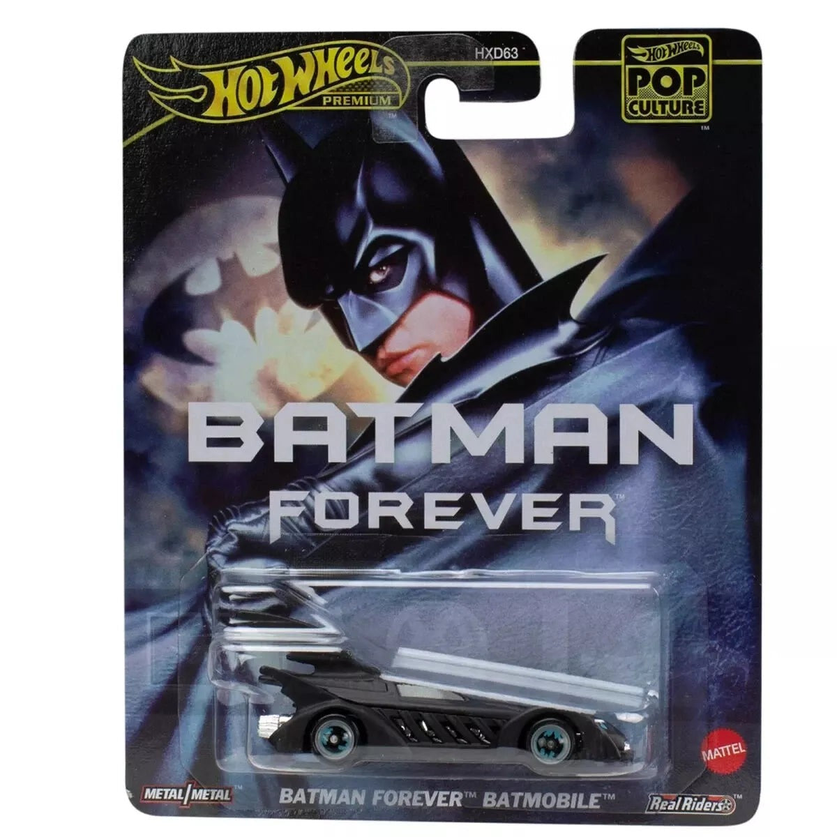 Hot Wheels Premium - 2024 Pop Culture - BATMAN FOREVER BATMOBILE