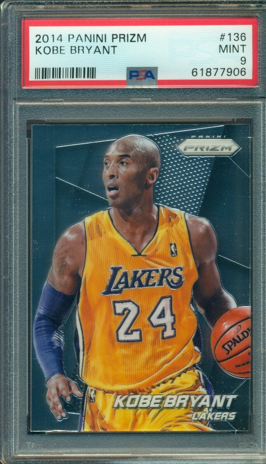 2014-15 Panini Prizm - Kobe Bryant - PSA Graded Card - #136 - Mamba Day