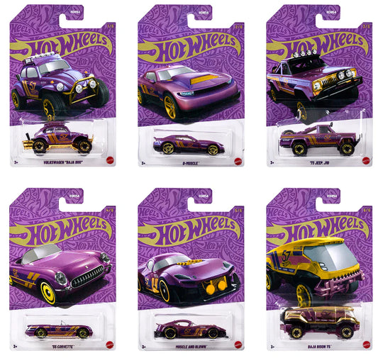 Hot Wheels - Pearl and Chrome - 57th Anniversary 2025 Mix 1 Case - PICK YOUR CARS - 956G