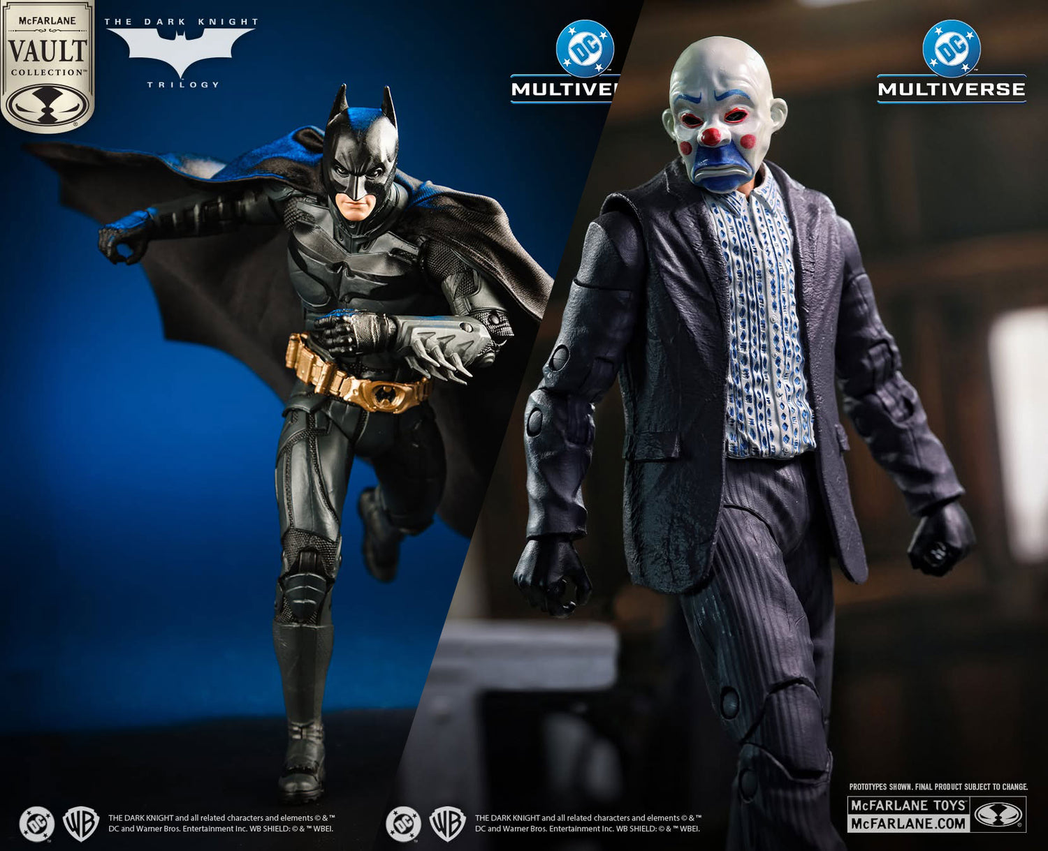 McFarlane Vault Collection Wave 1 - SET OF 2 - The Dark Knight