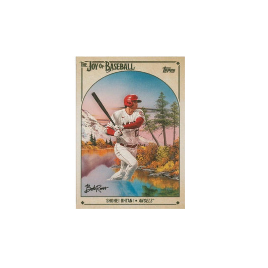 2023 Topps x Bob Ross  The Joy of Baseball - Shohei Ohtani - #1 - Ungraded Card
