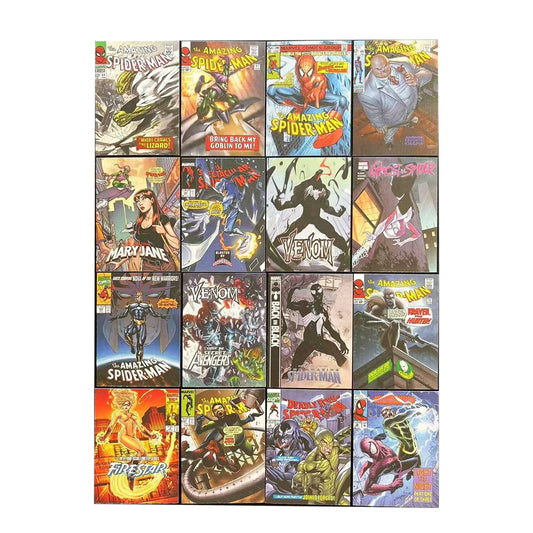 2024 Upper Deck - Marvel Renditions - Spider-Man Comic Covers - Set of 16 Cards