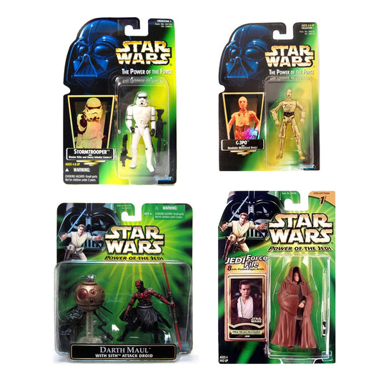 Star Wars 1997 - The Power Of the Force vs Jedi 4 Pack Set - Kenner 3.7-Inch Action Figure (Copy)