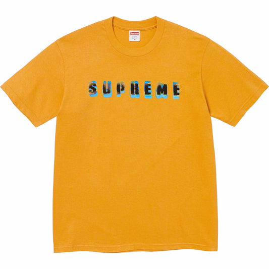 Supreme Stencil Tee 'Yellow'