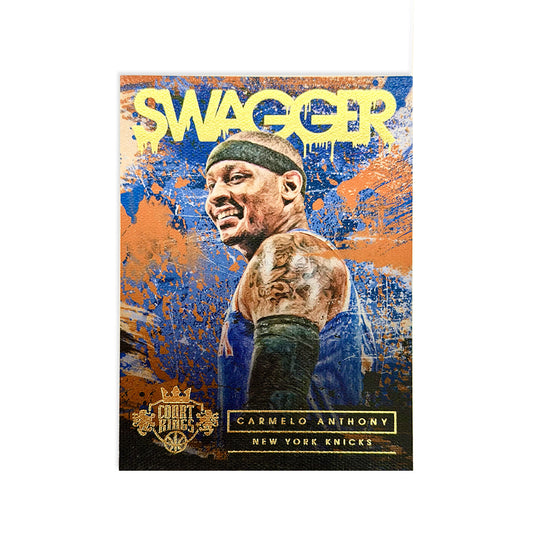 2015-16 Court Kings - Swagger #17 - Carmelo Anthony - New York - Raw Ungraded Card