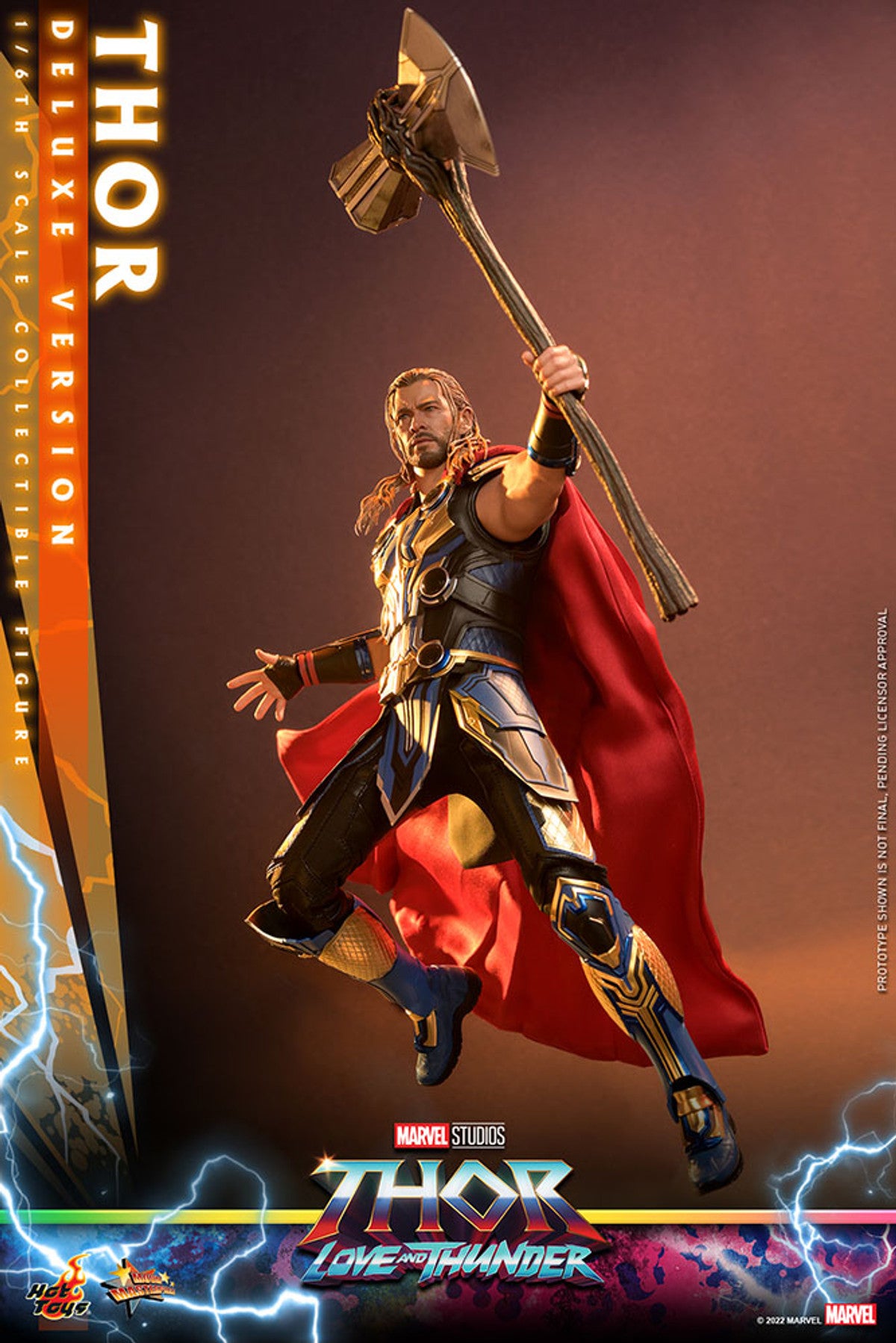 Thor: Love and Thunder - Thor (Deluxe) - Sixth Scale Figure by Hot Toys - Marvel