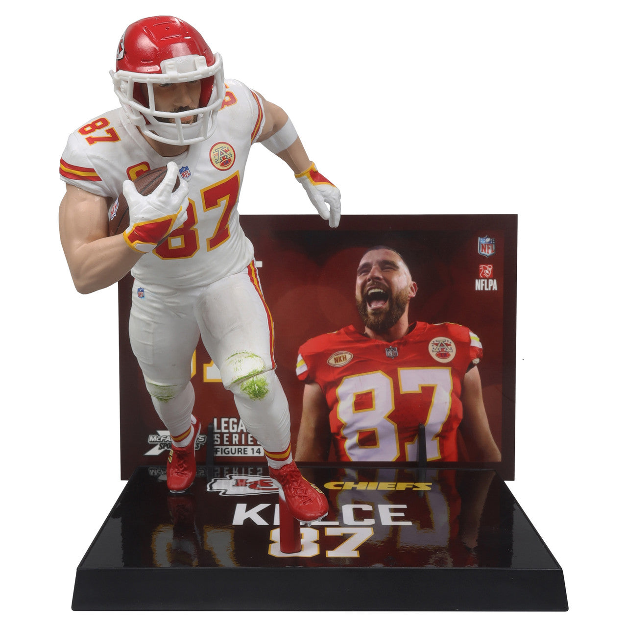 McFarlane NFL 2024 - Travis Kelce WHITE CHASE LIMITED EDITION 7-Inch Figure - Wave 2 Kansas City Chiefs