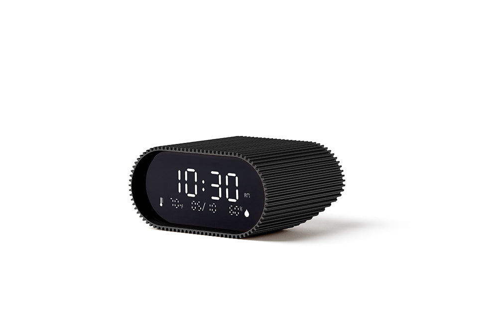 Lexon: Ray Clock - Matte Black