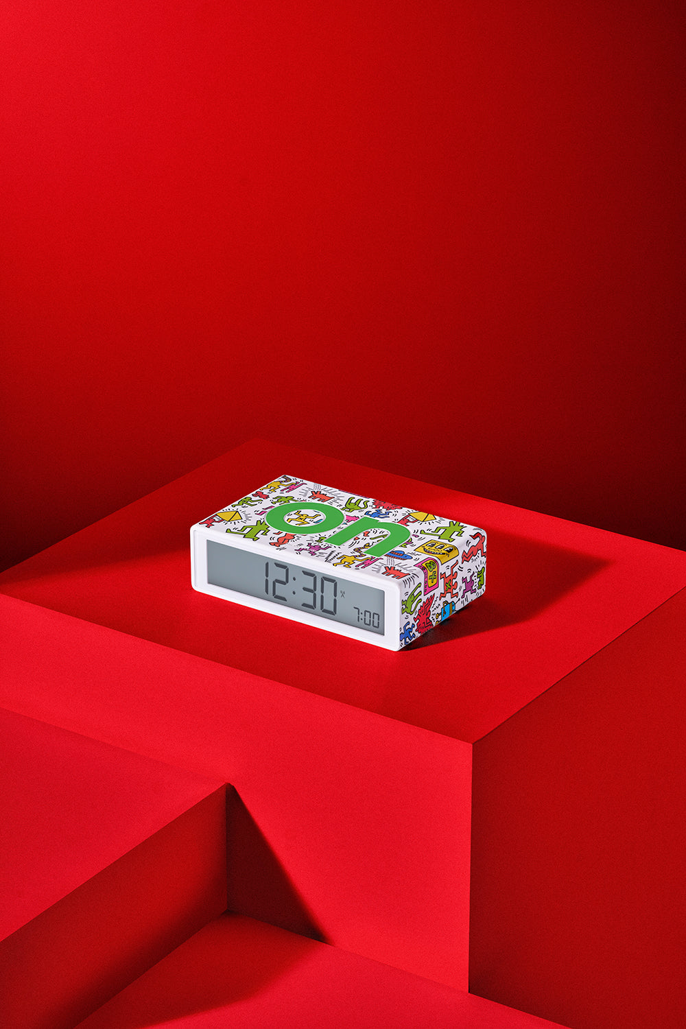 Lexon x Keith Haring: Flip+ Classic Alarm Clock