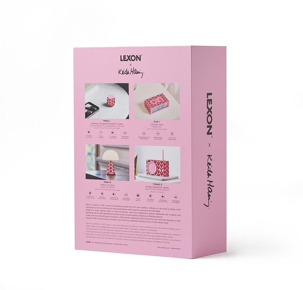Lexon x Keith Haring Gift Set - Red