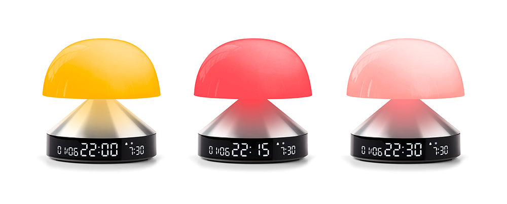 Lexon: Mina Sunrise Daylight Simulator Lamp with Alarm Clock - Alu Polish