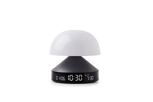 Lexon: Mina Sunrise Daylight Simulator Lamp with Alarm Clock - Gun Metal