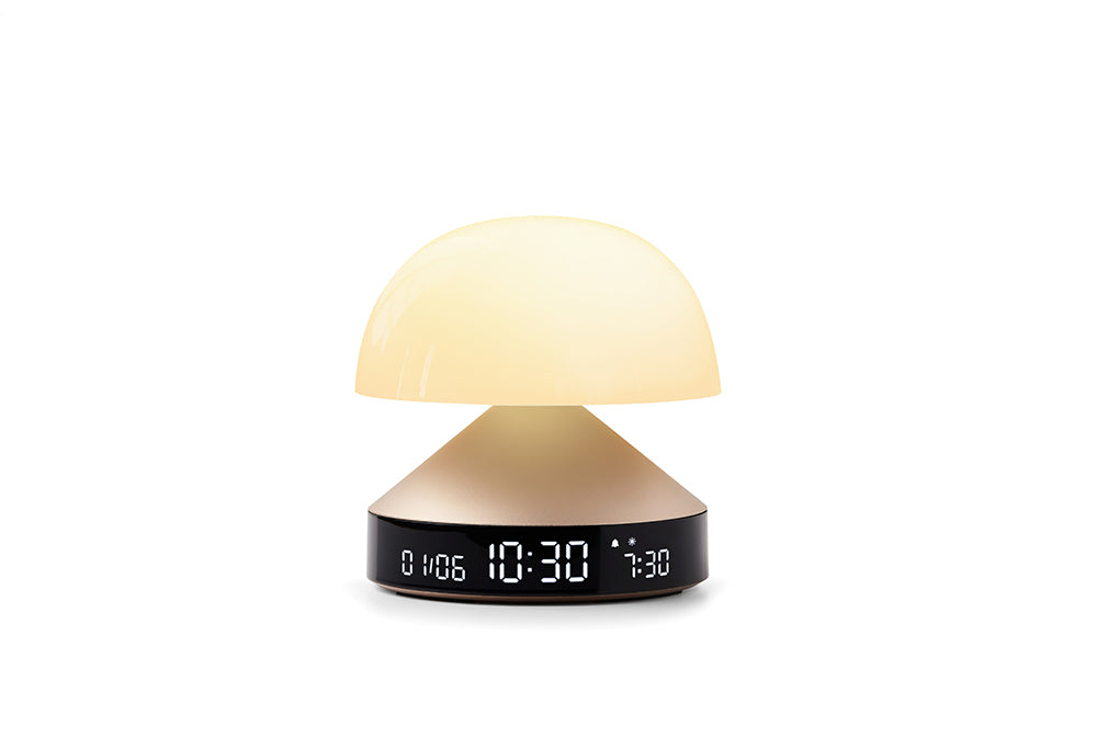 Lexon: Mina Sunrise Daylight Simulator Lamp with Alarm Clock - Gold