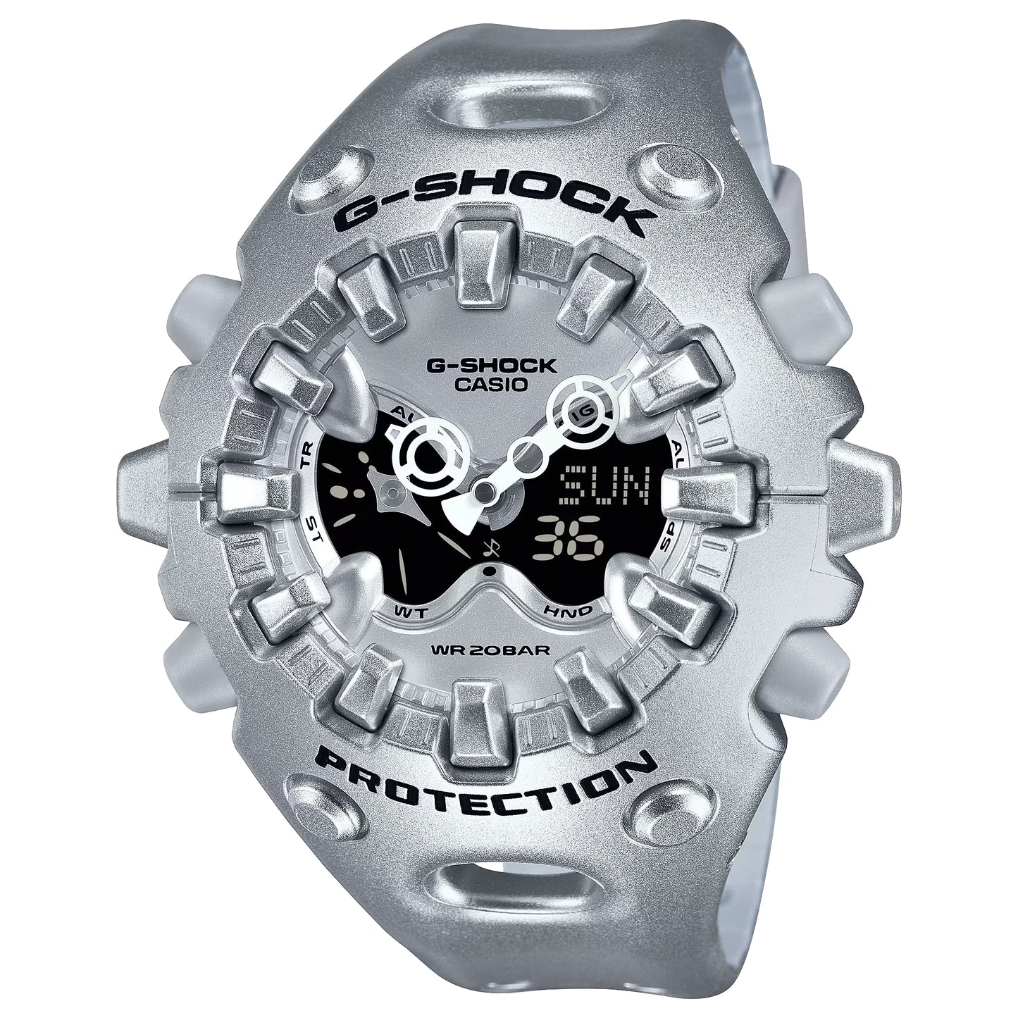 G-Shock: GAV01A-8A Silver Analog & Digital Watch