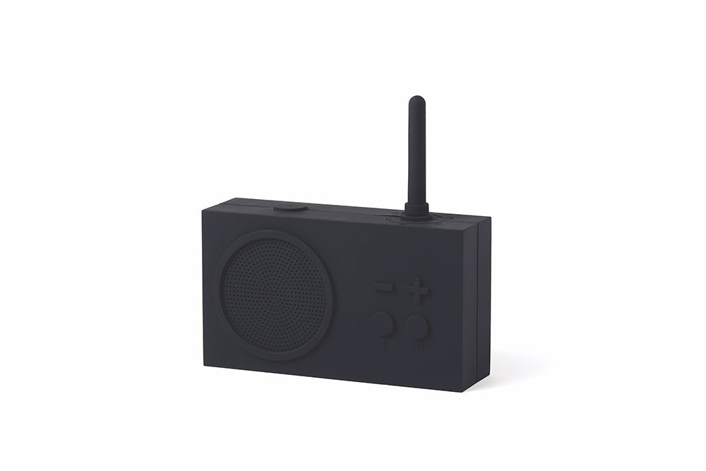 Lexon TYKHO 3 FM radio & BT speaker - Black (Splash-proof)