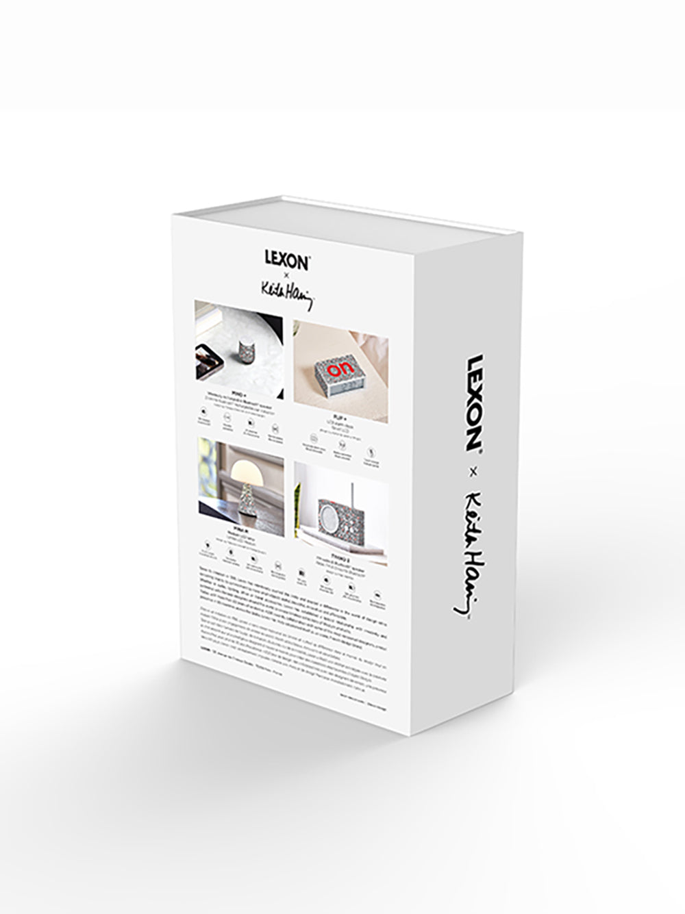 Lexon x Keith Haring Gift Set - Love White