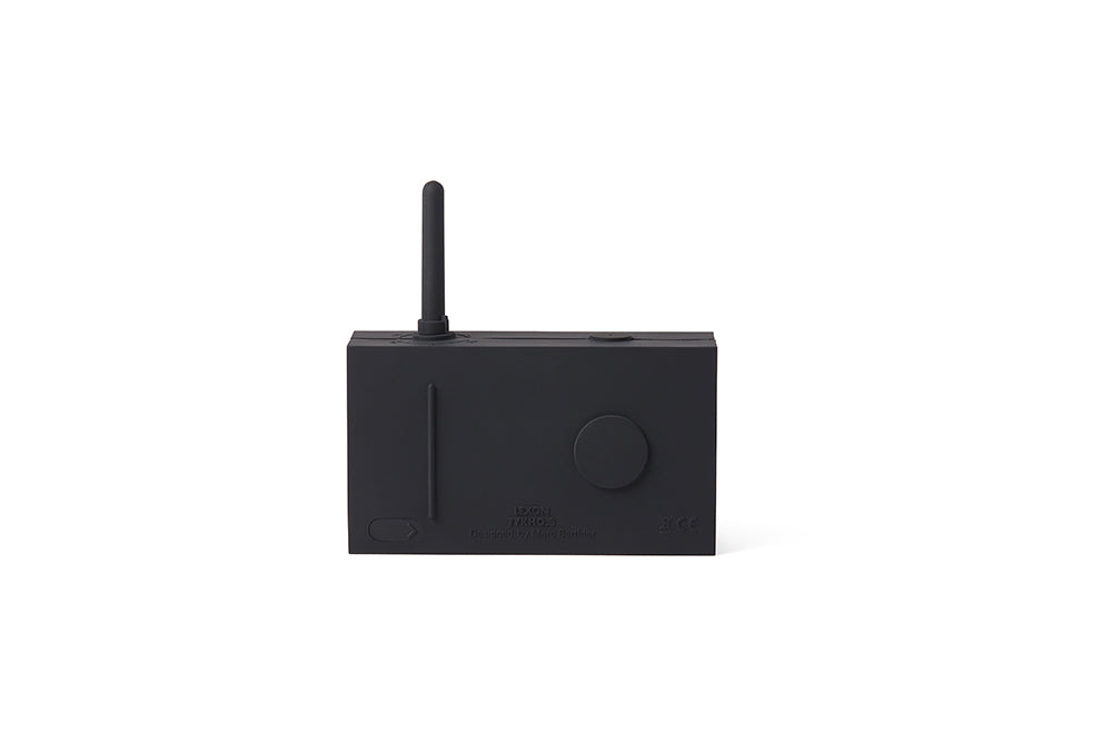 Lexon TYKHO 3 FM radio & BT speaker - Black (Splash-proof)