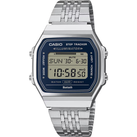 Casio Vintage Digital Smartphone Link Stainless Steel Quartz ABL-100WE-2A