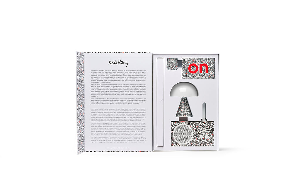 Lexon x Keith Haring Gift Set - Love White