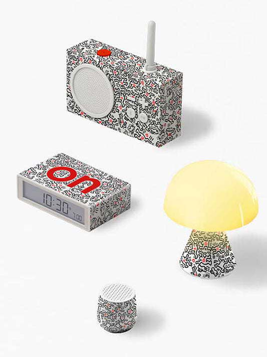 Lexon x Keith Haring Gift Set - Love White