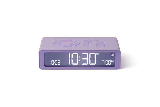Lexon: Flip Classic Alarm Clock - Light Lilac