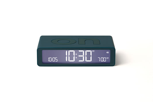 Lexon: Flip Classic Alarm Clock - Duck Blue